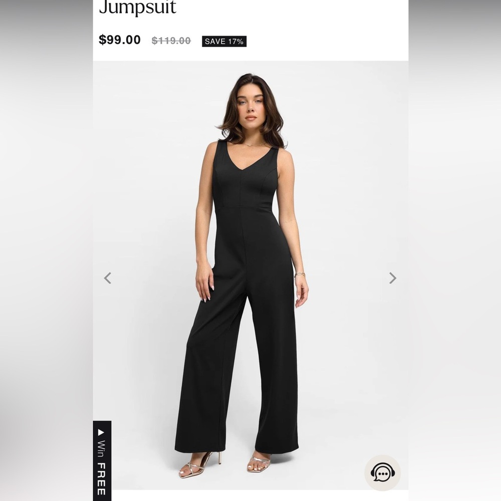 popilush Shapewear Slimming Wide-Leg Jumpsuit - Picture 7 of 12